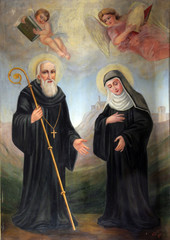 Saint Benedict and Saint Scholastica