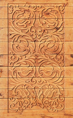 Wood carving