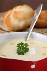 Vegetable cream soup