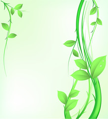 abstract floral vector illustration