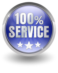 button 100% service