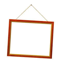 Retro frame with string