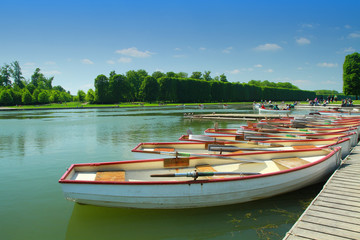 barche al laghetto di Versailles