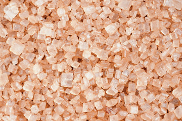 Macro of brown sugar crystals