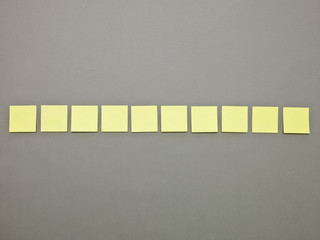 Yellow Adhesive Notes