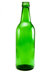 green bottle standing