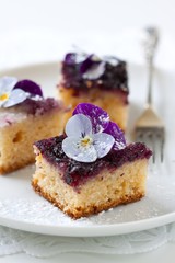 Blueberry Petits Fours