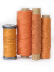 orange bobbins