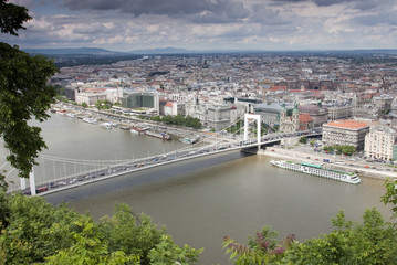 Fototapeta na wymiar Budapest panorama