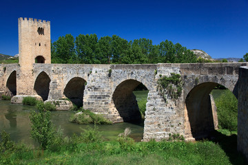 Fototapeta na wymiar Puente de Frias, Burgos, Castilla y Leon, Spain