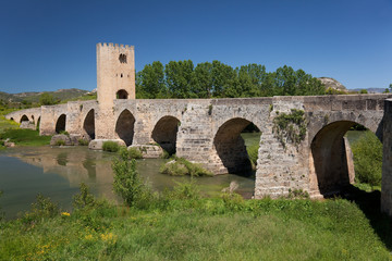 Fototapeta na wymiar Puente de Frias, Burgos, Castilla y Leon, Spain