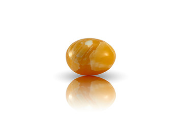 Lying yellow egg