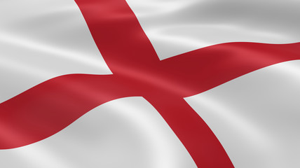 Fototapeta premium English flag in the wind