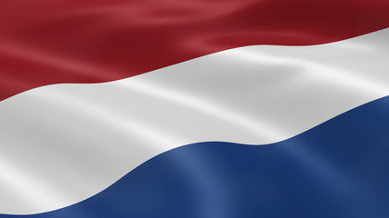 Dutch flag in the wind