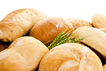 wheat and various types of bread