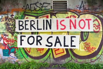 Berlin is not for sale
