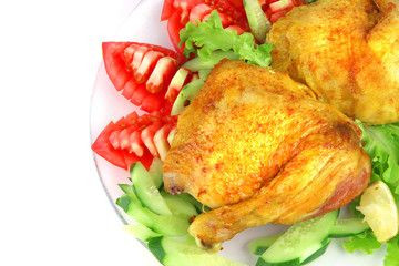 roasted chicken drumstick