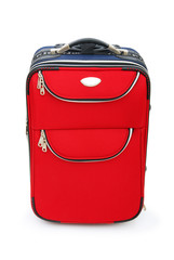 Travel case isolated on the white background