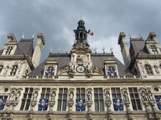 Fototapeta na wymiar La mairie de la ville de Paris