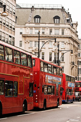 Obraz na płótnie Canvas London buses
