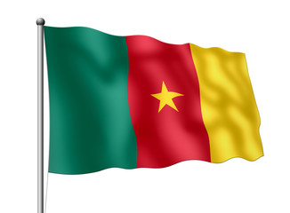 Kamerun-Flagge