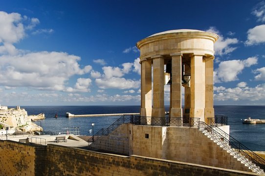 Siege Bell War Memorial in Valletta