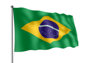 Brasilien-Flagge