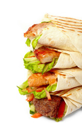 tortilla with vegetables
