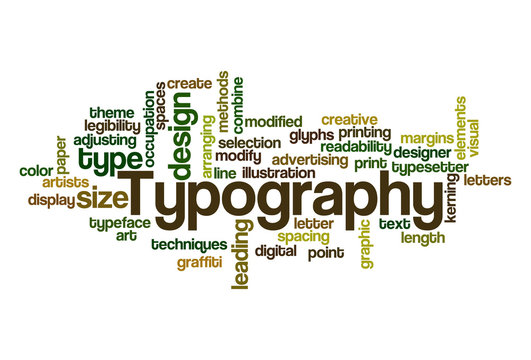 Typography - Word Cloud
