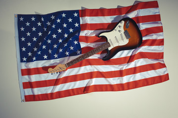 American rock guitar