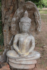 Fototapeta na wymiar buddha image, Ban Koo, Yangsrisurat, Mahasarakam