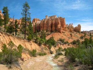 River along Mossy Cave Trail, Bryce Canyon National Park