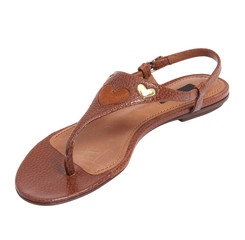 Naklejka premium Brown women sandal