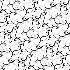 Seamless ornament swirl pattern