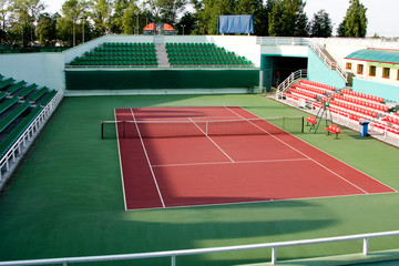 Fototapeta premium Sports tennis arena