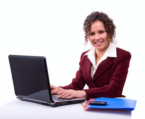 Woman with laptop