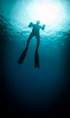 Foto op Plexiglas free diver © JonMilnes