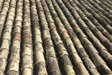 Spanish roof tiles