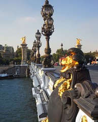 Fototapeta na wymiar Alexandre 3 most - Paryż