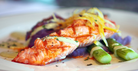 Fresh Grilled Wild Alaskan Salmon