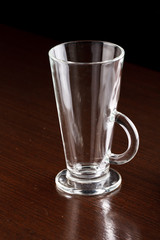 Empty coffee glass