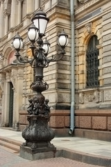 Obraz premium St. Petersburg, lamppost