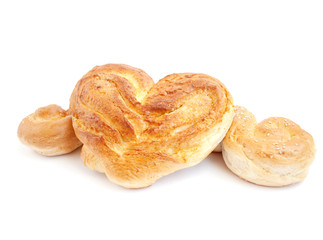 Rolls rich on a white background