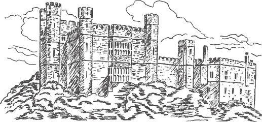 Fototapeta premium Old castle