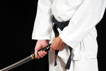sabre karate budo pointe katana