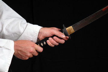 sabre karate budo pointe katana