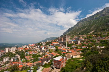 Fototapeta premium Blick über Kruje, Albanien
