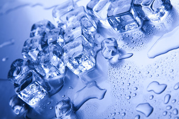 Blue background, ice, cool, cold