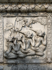 Ayutthaya temple wall reliefs nb. 8