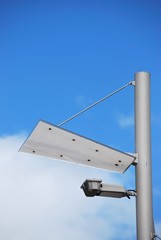 Solarbetriebene Strassenlaterne